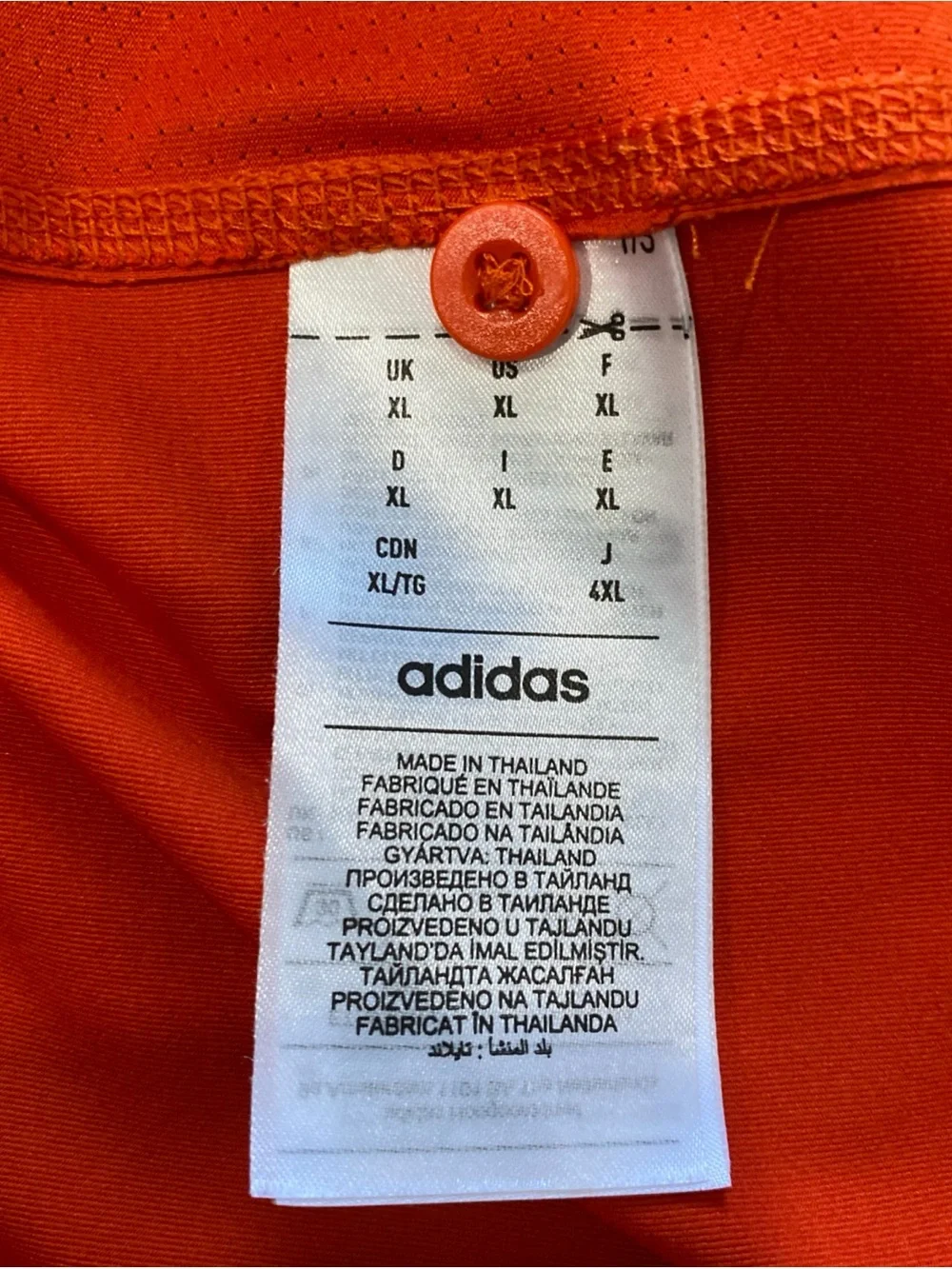 adidas University of Miami Polo Shirt Mens XL Coaches Sideline Team Issue Orange